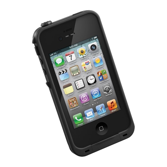 Αδιάβροχη Θήκη iPhone 4/4s - LifeProof 1004-1 Μαύρο image 0