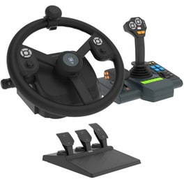 Τιμονιέρα με πετάλια Hori HPC-043U Farming Simulator για PC - Μαύρο