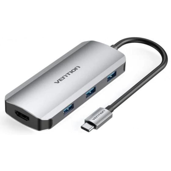 Docking Station Vention TOFHB Γκρι image 0