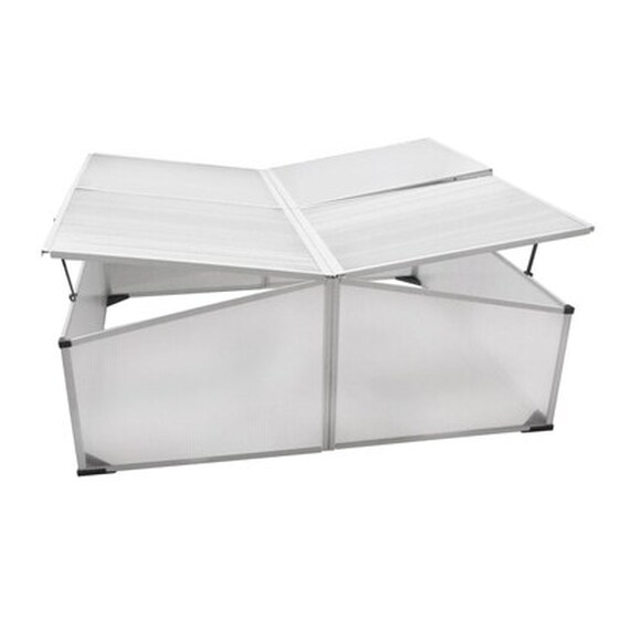 Vidaxl Χαμηλό Θερμοκήπιο 4 Πορτάκια 108x41x110 Cm image 2