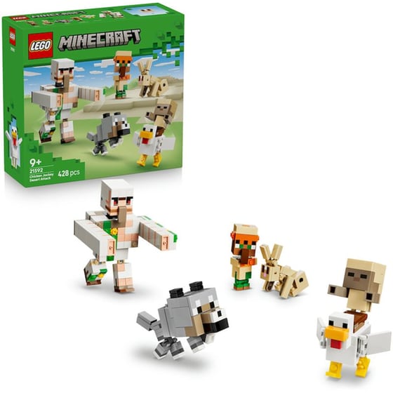 LEGO® Minecraft® Επίθεση του Αναβάτη Κοτόπουλου στην Έρημο (21592) image 6