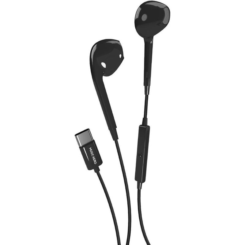 SBS Tubb Handsfree USB-C - Μαύρο