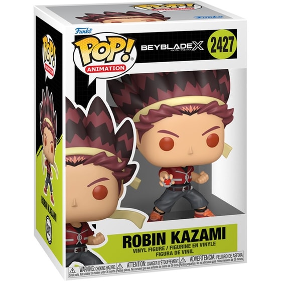 Funko Pop! Animation: Beyblade X - Robin Kazami #2427 Vinyl Figure image 1