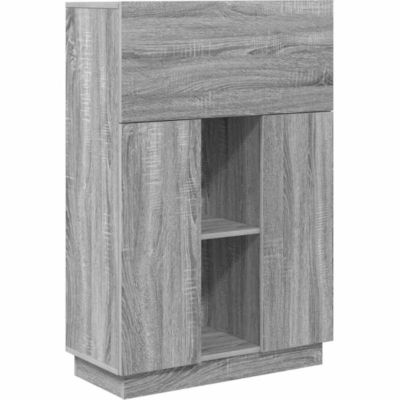 Γραφείο VidaXL από Επεξεργασμένο Ξύλο 71,5x31,5x106,5 cm - Γκρι Sonoma