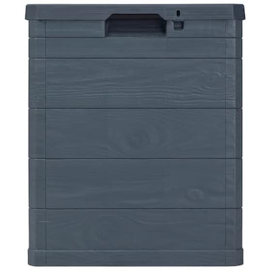Μπαούλο Αποθήκευσης Κήπου VidaXL Πλαστικό 90 lt. 42.5x44x50 cm - Ανθρακί image 5