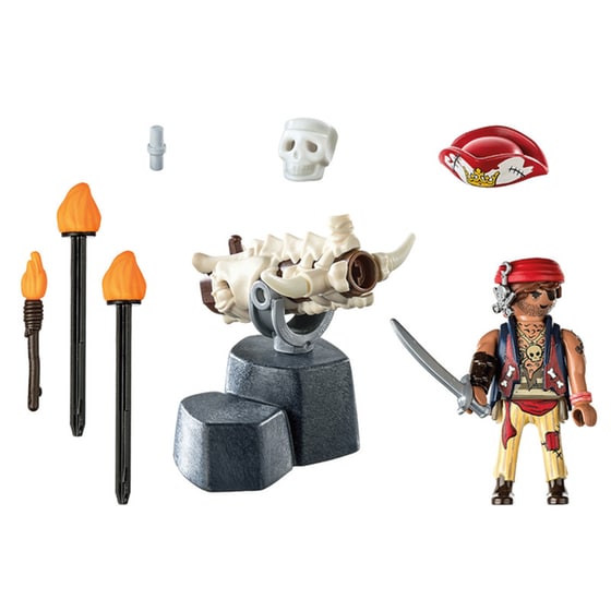 PLAYMOBIL® Pirates Πειρατής με κανόνι (71421) image 3