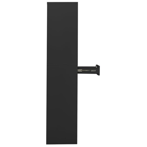 Ντουλάπα Γραφείου VidaXL από Ατσάλι 90x40x180 cm - Ανθρακί image 3