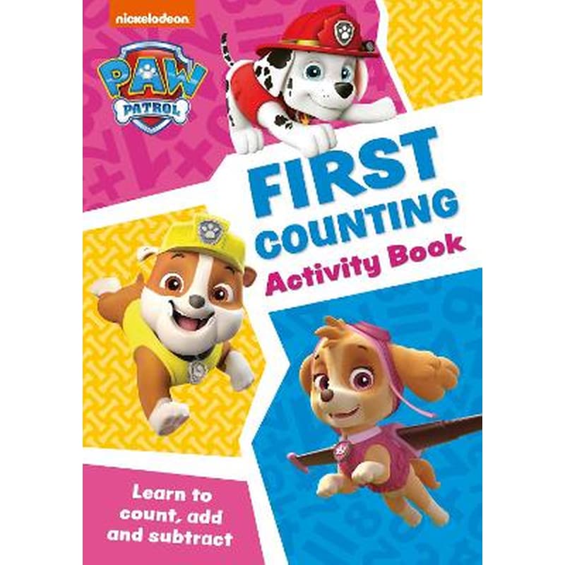 PAW Patrol First Counting Activity Book