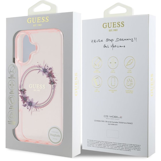 Θήκη Apple iPhone 16 Guess - Ροζ image 4