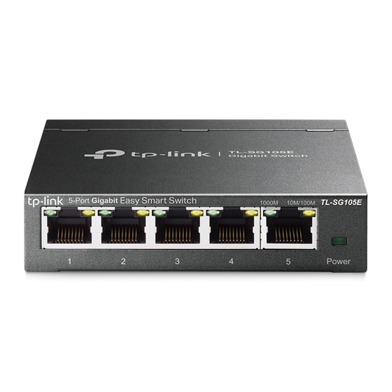 TP-LINK TL-SG105E v4.0 L2 Switch με 5 Θύρες Ethernet image 0