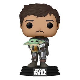 Funko Pop! Star Wars - The Mandalorian- Mando Holding Child #461