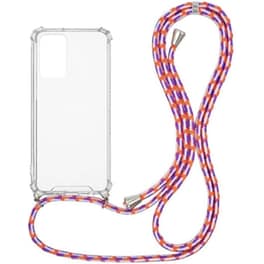 Θήκη Xiaomi Redmi Note 11s 5G - Sonique Armor Clear Με Κορδόνι  - Πορτοκαλί