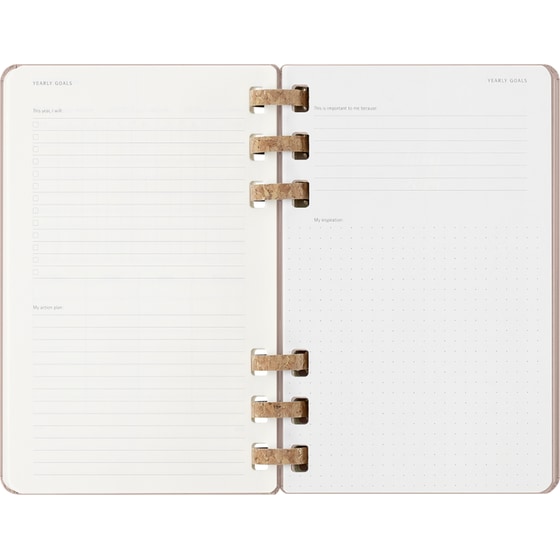 Ημερολόγιο Σπιράλ Moleskine 2026 12Μ Large Spiral Almond Hard image 5