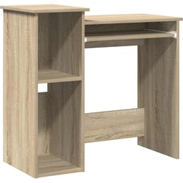 Γραφείο VidaXL με Ράφια από Μοριοσανίδα 110x45x157 cm - Sonoma Δρυς