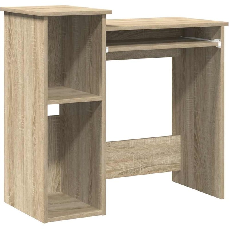 Γραφείο VidaXL με Ράφια από Μοριοσανίδα 110x45x157 cm - Sonoma Δρυς