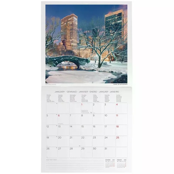 Ημερολόγιο Τοίχου Legami 2026 New York 30x29cm image 1