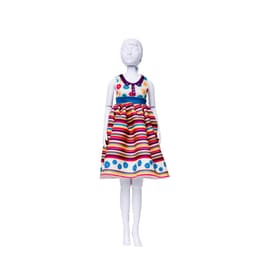 Πατρόν Audrey Stripes Και Flowers - Επίπεδο Δυσκολίας 4