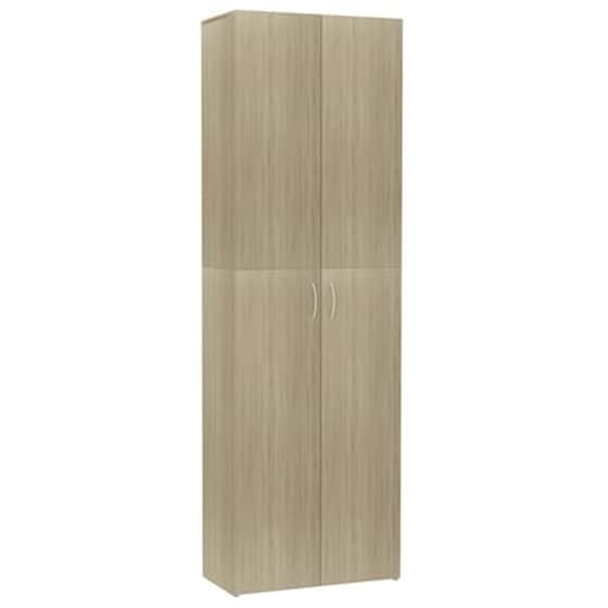 Vidaxl Ντουλάπα Γραφείου Sonoma Δρυς 60 X 32 X 190 Εκ. Από Μοριοσανίδα image 2