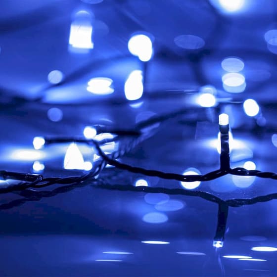 Λάμπακια Vidaxl Με 2000 LED 200m Από PVC - Μπλε image 4