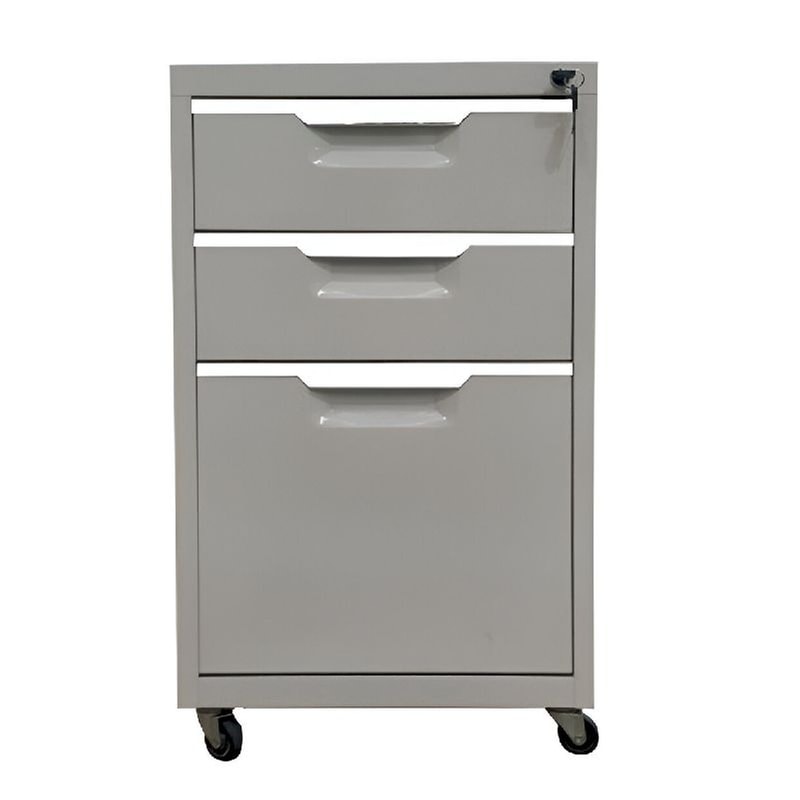 WOODWELL Συρταριέρα Γραφείου Woodwell C61773 από Μέταλλο 40x50x67 cm - Γκρι