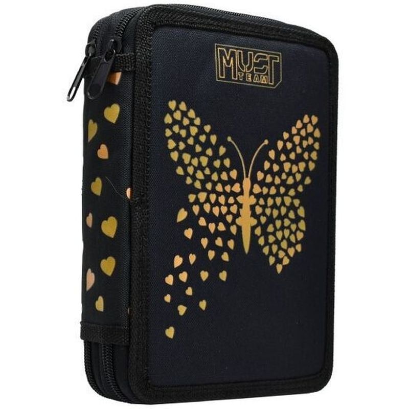 Κασετίνα Παραλληλόγραμμη Γεμάτη Must Team Butterfly Hearts