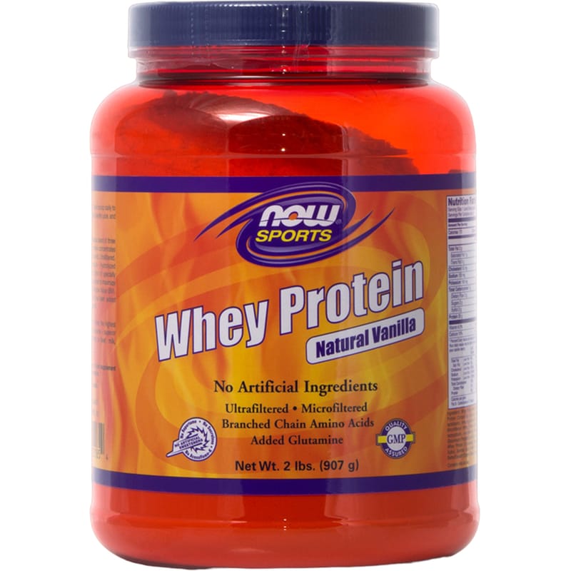 Πρωτεΐνη Now Sports Whey Natural Vanilla - 907gr