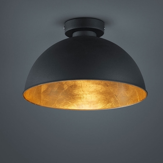 Trio Lighting Jimmy Πλαφονιέρα Οροφής 31εκ. Μαύρη με Ντουί E27 image 3