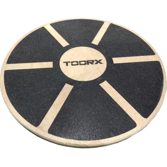 Δίσκος Ισορροπίας Toorx AHF-136 10-432-167 με Ξύλινη Βάση 40x1.75cm - Καφέ/ Μαύρο image 0