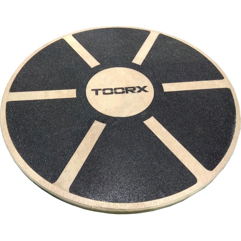 TOORX Δίσκος Ισορροπίας Toorx AHF-136 10-432-167 με Ξύλινη Βάση 40x1.75cm - Καφέ/ Μαύρο