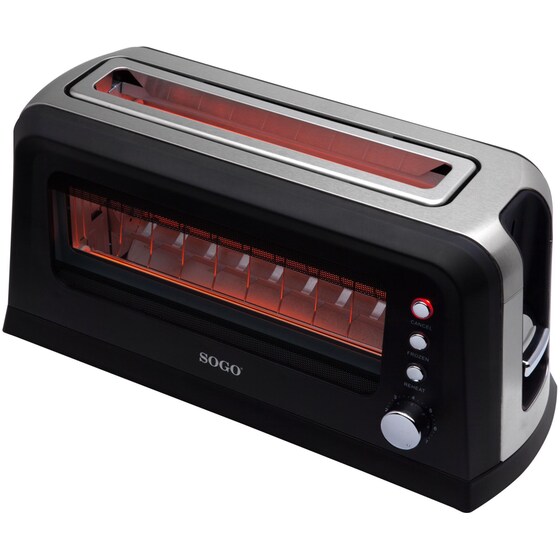 SOGO TOS-SS-5445 2 Θέσεων 900W Μαύρο Φρυγανιέρα image 5