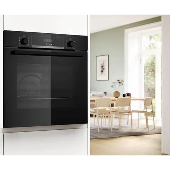 BOSCH HQA574BB3 & PKE645BA2E 71 Lt Μαύρο Εντοιχιζόμενος Σετ Φούρνος και Εστία image 5