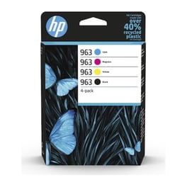 HP 963 Κυανό / Ματζέντα / Κίτρινο / Μαύρο Πακέτο 4 Μελανιών Εκτυπωτή 6zc70ae