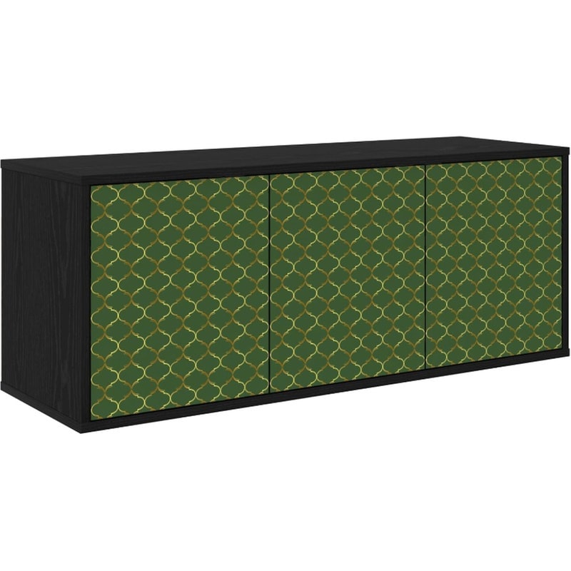 Έπιπλο Τηλεόρασης VidaXL GELEEN Επιτοίχιο 102 x 33 x 40 cm - Μαύρη Δρυς
