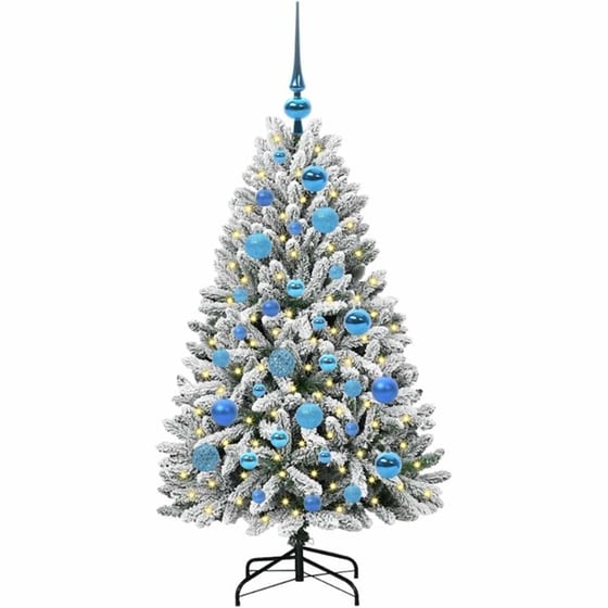Vidaxl Τεχνητό Χριστουγεννιάτικο Δέντρο 120 Cm 150 Led Θερμό Λευκό image 2