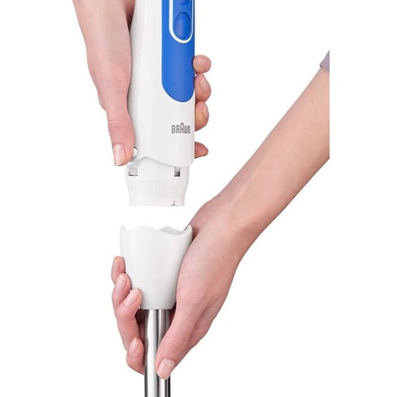 Ραβδομπλέντερ BRAUN MQ 3000WH Smoothie + 700 W Λευκό/Μπλε image 4