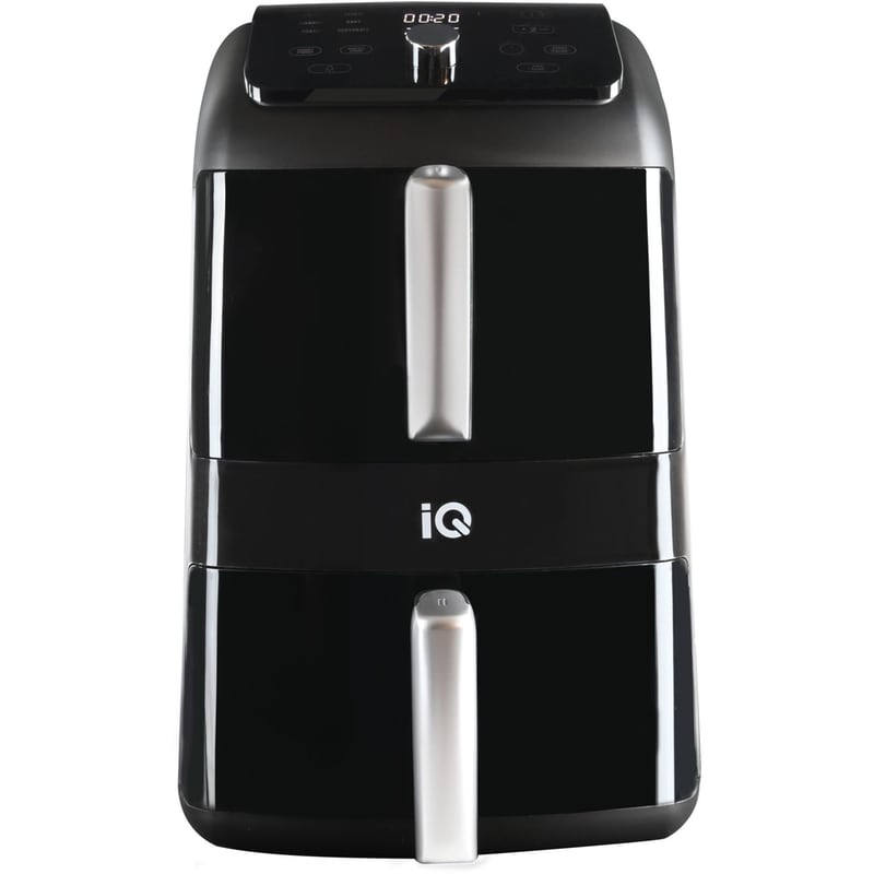 IQ AF-008 με Διπλό Αποσπώμενο Κάδο 2470 W 11 L Μαύρο Φριτέζα Αέρος