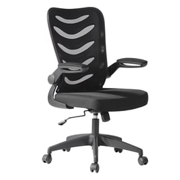 Καρέκλα Γραφείου Woodwell Bf2945 Ύφασμα Mesh - Μαύρη