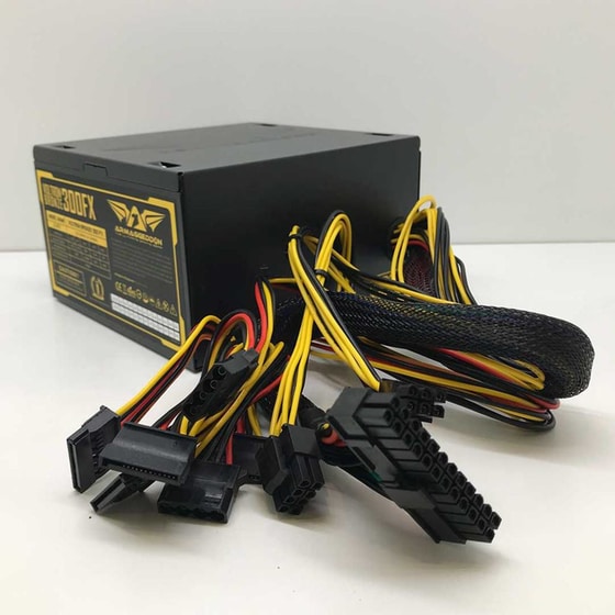 Τροφοδοτικό Υπολογιστή Armaggeddon Voltron 300FX VB600W Full Wired 300W 80+ Bronze - Μαύρο image 2