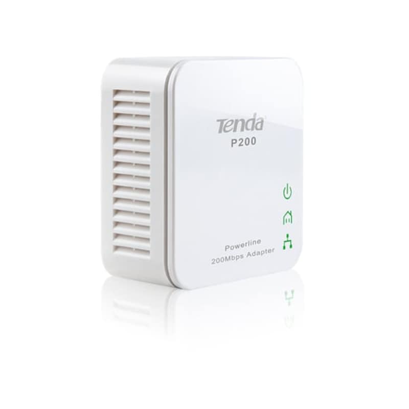 TENDA Tenda P200 Mini Powerline Adapter Ενσύρματη Σύνδεση έως 200Mbps με 1 Θύρα Ethernet