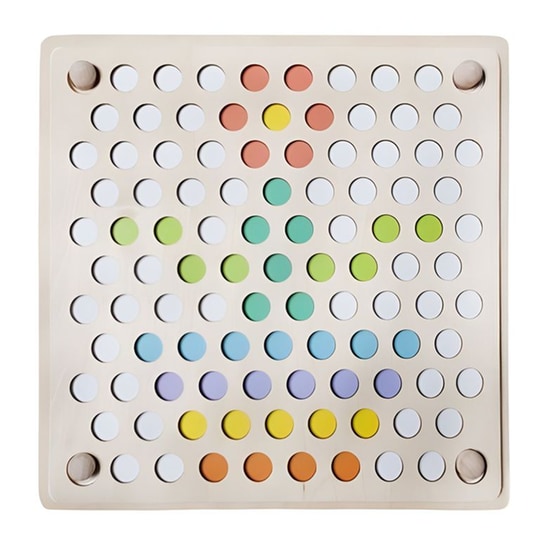 Ξύλινο Επιτραπέζιο KRUZZEL Παιχνίδι Δεξιοτήτων Με Μπάλες image 3