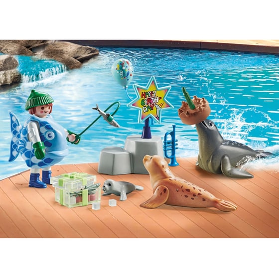 PLAYMOBIL® My Life Gift Set Πάρτυ στο ενυδρείο με τις φώκιες (71448) image 4