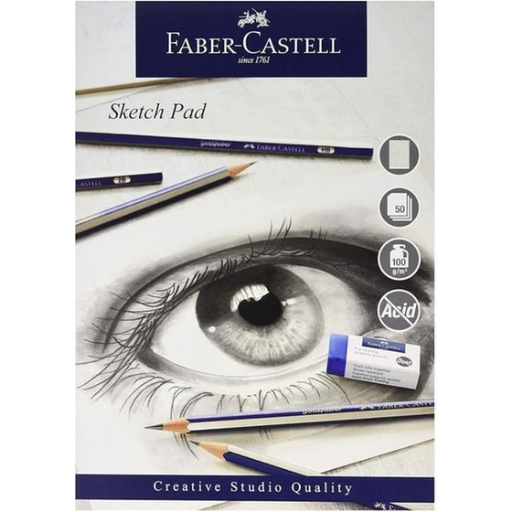 Μπλοκ Σχεδίου Creative Studio Faber Castell Α4 50 Φύλλων 100gr image 0