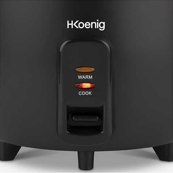 H.KOENIG ORYZA8 700 W 1.8 L Μαύρο Βραστήρας Ρυζιού image 3