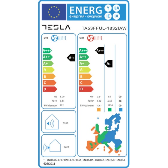 TESLA Select TA53FFUL-1832IAW Κλιματιστικό Inverter 18.000 BTU A++/A+++ με WiFi image 7