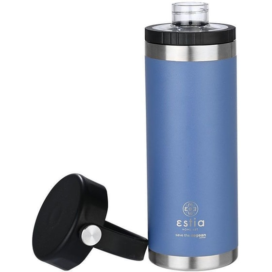 Μπουκάλι Θερμός Estia Home Art Save The Aegean Chug Denim Blue 500 ml image 3