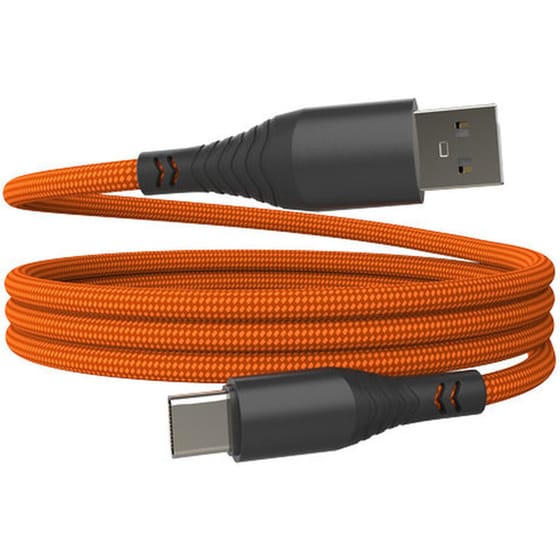 Καλώδιο Φόρτισης Hammer USB-C σε USB-C 65W - Πορτοκαλί image 1