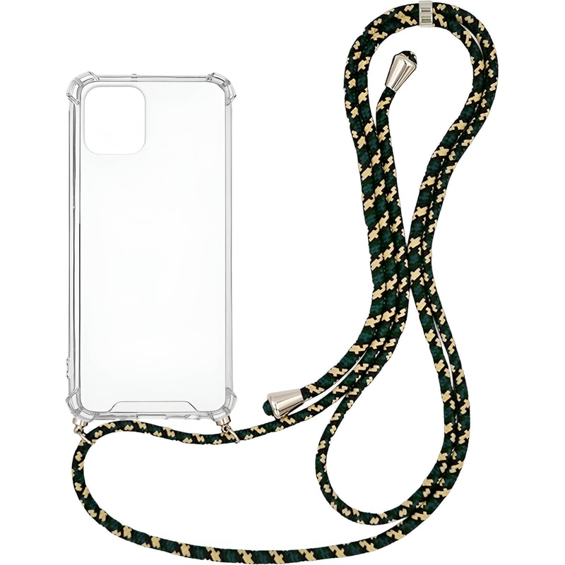 Θήκη Apple iPhone 12 Mini - Sonique Armor Clear - Rainbow Πράσινο