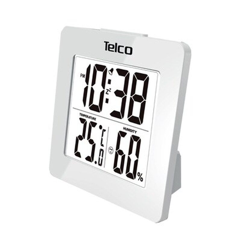 TELCO Μετεωρολογικός Σταθμός, Με ένδειξη Υγρασίας - Λευκό