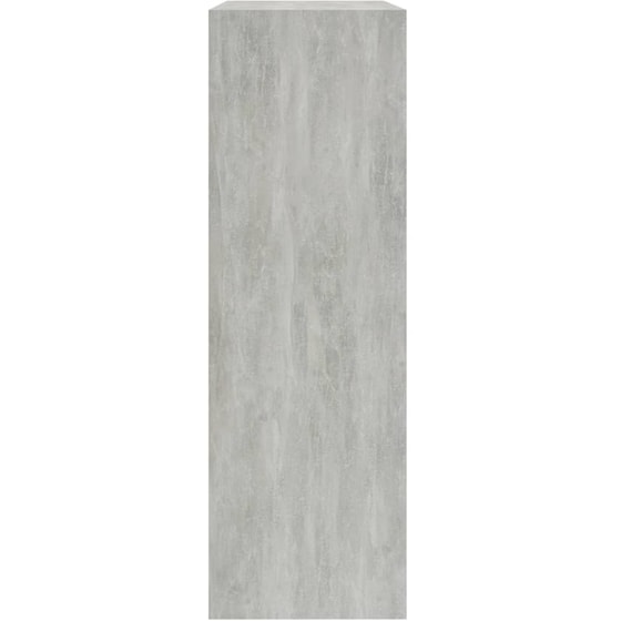 Βιβλιοθήκη VidaXL από Μοριοσανίδα 60x24x76 cm - Γκρι image 3