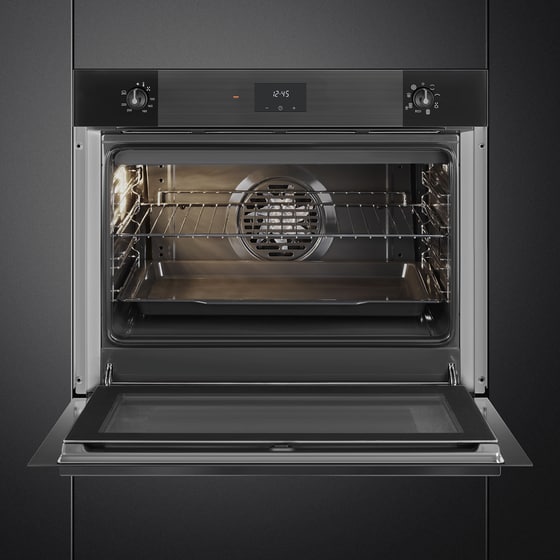 SMEG SO5100TB3 77 Lt Μαύρο Εντοιχιζόμενος Φούρνος Άνω Πάγκου image 1